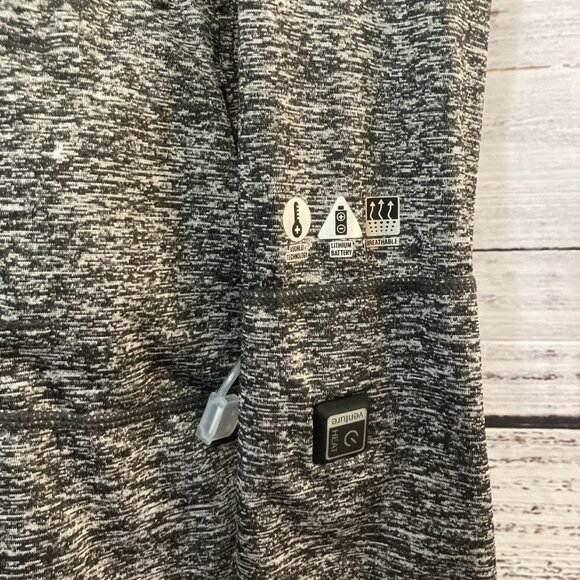 Venture Heat Base Layer Thermal Top, Charcoal Gray, Women's Heated Shirt - Picture 3 of 10